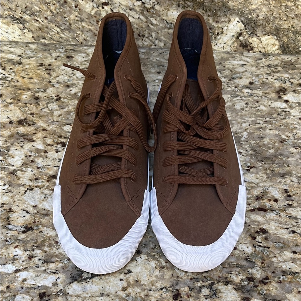 Dockers Brown High-Top Sneakers